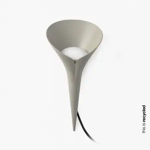 Luminosa Leaf Grey Spike Lamp IP44