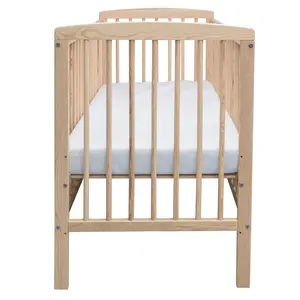 Sydney Cot with Mattress Natural