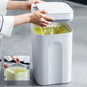 Plastic Motion Sensor Rubbish Bin - 16L