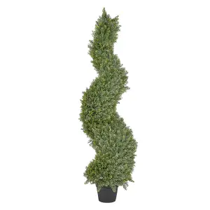 Artificial Plant CYPRESS SPIRAL TREE Green