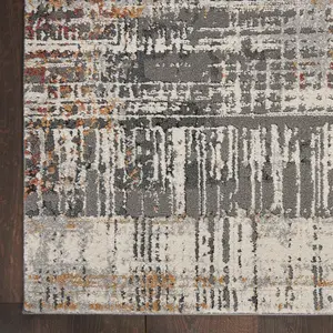 Multicoloured Modern Abstract Rug Easy to clean Living Room Bedroom and Dining Room-160cm X 221cm