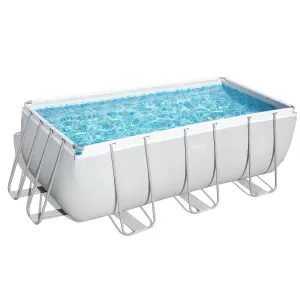 Bestway Power Steel Swimming pool with pump (L) 4.12m x (H) 122cm