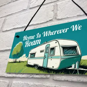 Red Ocean Hilarious Caravan Sign Novelty Hanging Caravan Accessories Decor Plaque  Perfect for Campers and Caravans