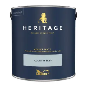 Dulux Trade Heritage Country Sky Velvet matt Wall paint, 2.5L