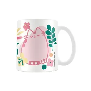 Pusheen Tropical Mug Pink/Green/White (One Size)