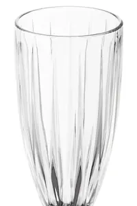 Maison by Premier Set Of Four Beaufort Crystal Clear Champagne Flutes