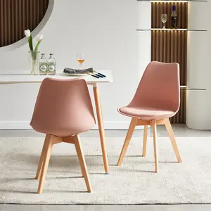 Nero Upholstered Side Chair (Set of 4) Pink