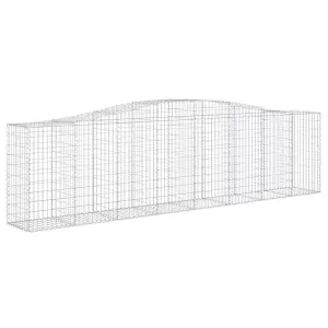 Berkfield Arched Gabion Baskets 20 pcs 400x50x100/120 cm Galvanised Iron