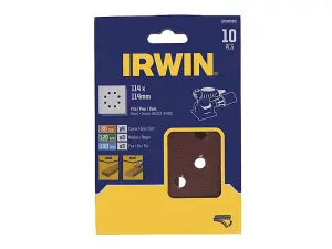 IRWIN 10 Piece Punched Sanding Sheet Set for Superior Dust Control and Fast Material Removal