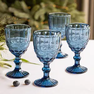 Uxbridge 0.31ml Goblet Set (Set of 4) Blue