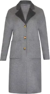 House Of Bruar Ladies Wool Rich Reversible Coat