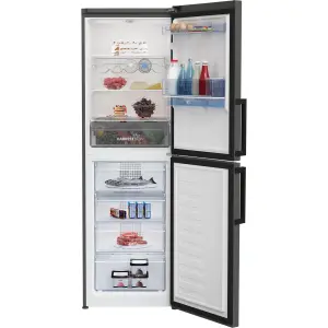 Beko CFP3691DVG 50:50 Freestanding Frost free Fridge freezer - Graphite