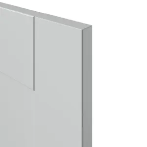 GoodHome Ashmead Matt dove grey Shaker Appliance Cabinet door (W)600mm (H)453mm (T)16mm