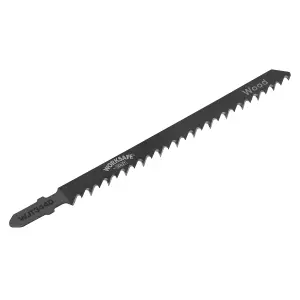 Sealey Jigsaw Blade For Wood 105mm 6TPI Wavy Set Teeth Pack of 5 Pieces WJT344D