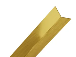 ILCOM decorative profile L 20mm x 2700mm x 0.6mm Gold Brushed Stainless Steel