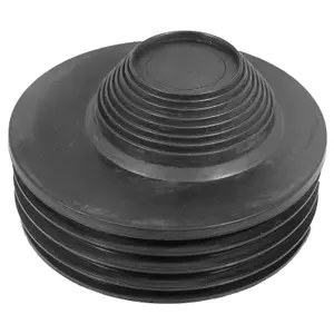 SPARES2GO 110mm Waste Reducer 32mm 40mm 50mm Push Fit Soil Pipe Drainage System Adaptor (Black)