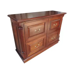 Lloyd 110cm Wide 4 -Drawer Solid Wood File Cabinet