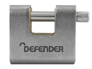 Defender Armoured Warehouse Block Padlock 80Mm Keyed Alike