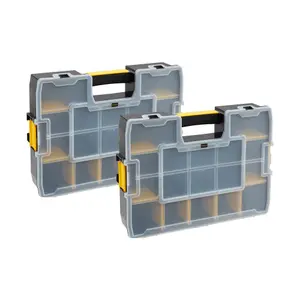 Stanley Sortmaster Black & yellow Organiser with 7 compartments