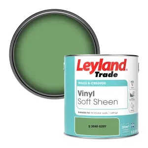 Leyland Trade Vinyl Soft Sheen Walls & Ceilings Emulsion Paint (S 3040-G20Y) - 2.5L