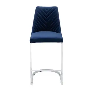 Pires Bar Stool (Set of 2) Blue