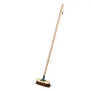 Burgon & Ball Straight Stiff Bassine Outdoor Scrubbing Broom, (W)230mm