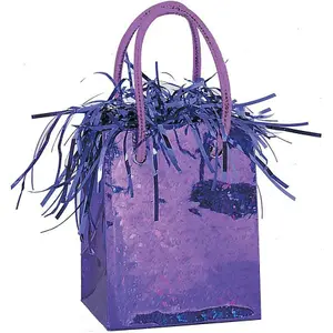 Unique Party Gift Bag Balloon Weight Deep Purple (One Size)