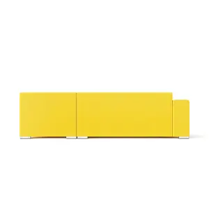 Emelda Grace Dennis Corner Sofa - Right Hand - Yellow