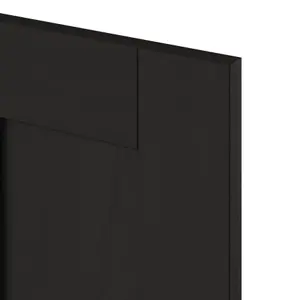 GoodHome Verbena Matt charcoal Shaker Highline Cabinet door (W)300mm (H)715mm (T)20mm