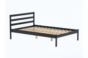 Birlea Kula Double Bed Frame In Black