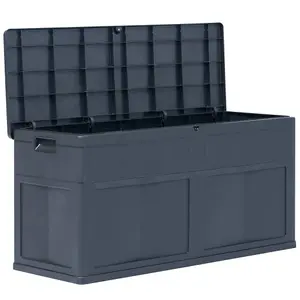 Berkfield Garden Storage Box 320 L Black