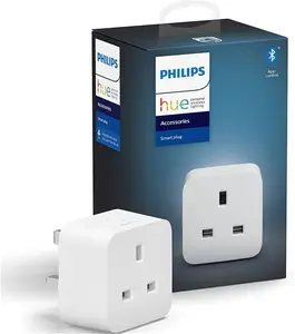 Philips Hue Smart Plug For Smart Home Automation. Works With Alexa, Google Assistant And Apple Homekit