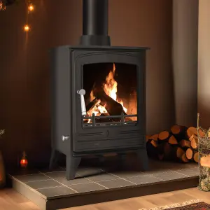 5kW Steel Eco Solid Multifuel Wood Burning Stove