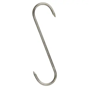 Diall Stainless steel S-hook (H)160mm, Pack of 2