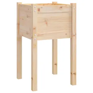 Berkfield Garden Planter 50x50x70 cm Solid Pinewood