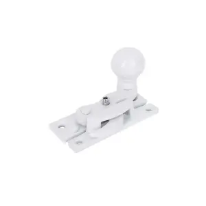 Sash Heritage Claw Fastener with Ball Knob (Locking) - White