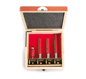 4Pc Kitchen Tct Router Worktop Tools  Bit Set Kit