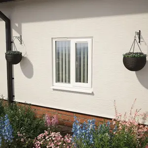 Lacerta Double glazed Window RH Side Hung Next to a Fixed White Obscure Glazed 1190 x 1040mm