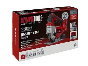 Olympia Power Tools - X20S™ Jigsaw 20V 1 x 2.0Ah Li-ion