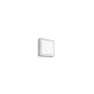 Luminosa Universal LED 1 Light Indoor Square Medium Flush Light White