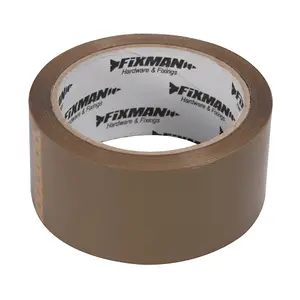 Fixman - Packing Tape - 48mm x 66m Brown 6pk