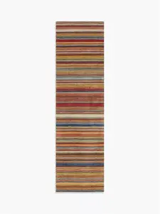 John Lewis Russet Multistripe Rug