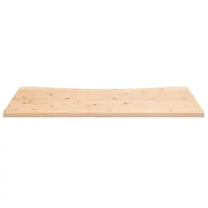 Berkfield Desk Top 110x60x2.5 cm Solid Wood Pine