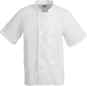 Whites Boston Unisex Short Sleeve Chefs Jacket White L