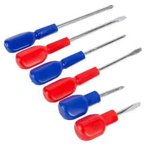 Blackspur - Carbon Steel Cabinet Handle Screwdriver Set - 6pc - Multicolour