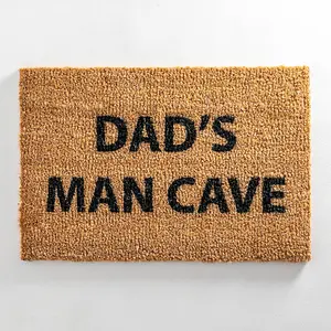 Dad's Man Cave Doormat - Regular 60x40cm