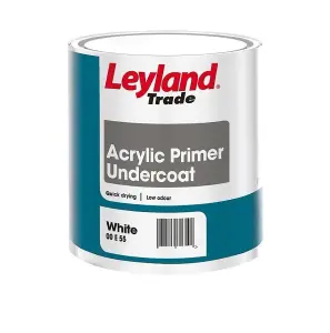 Leyland Trade Acrylic Primer Undercoat White 750ml