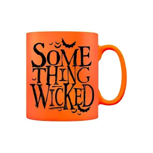 Grindstore Something Wicked Halloween Mug Neon Orange/Black (One Size)