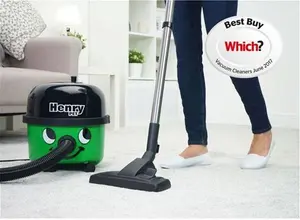 Numatic PET200-11 Henry Pet Cylinder Vacuum Cleaner Bagged Hoover 9L Green - New | Direct Vacuums