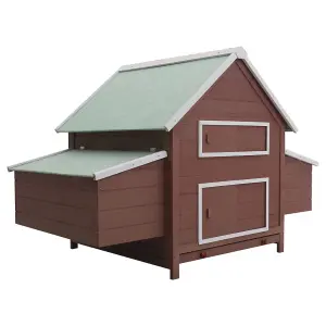 Chicken Coop Brown 157x97x110 cm Wood